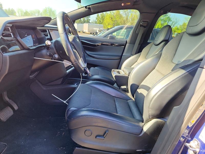 2018 Tesla Model x VIN 5YJXCDE22JF089595 COPART salvage auction — FRONT END, Or - Salvage Title Certificate, sold $750 on 2026-07-29 (photo 7)