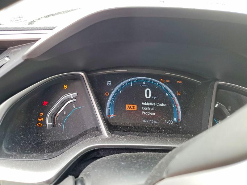 2019 Honda Civic VIN JHMFC1F39KX010656 COPART salvage auction — FRONT END, CA - SALVAGE CERTIFICATE, sold $4,250 on 2026-07-31 (photo 9)