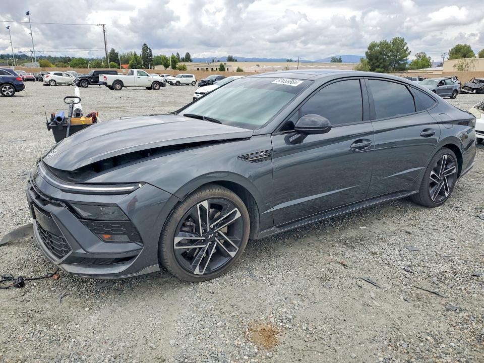 2025 Hyundai VIN KMHL54JC2SA504072 COPART salvage auction — FRONT END, Ca - Salvage Certificate, sold $7,100 on 2026-07-08 (photo 1)
