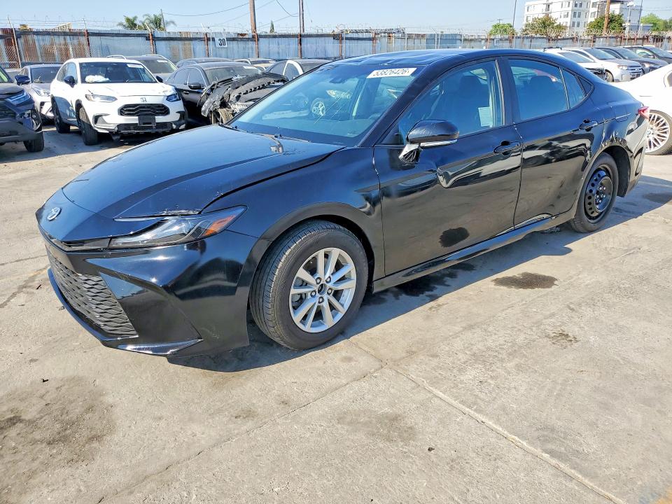 2025 Toyota Camry VIN 4T1DAACK9SU002841 COPART salvage auction — ROLLOVER, CA - SALVAGE CERTIFICATE, sold $12,300 on 2026-07-29 (photo 1)