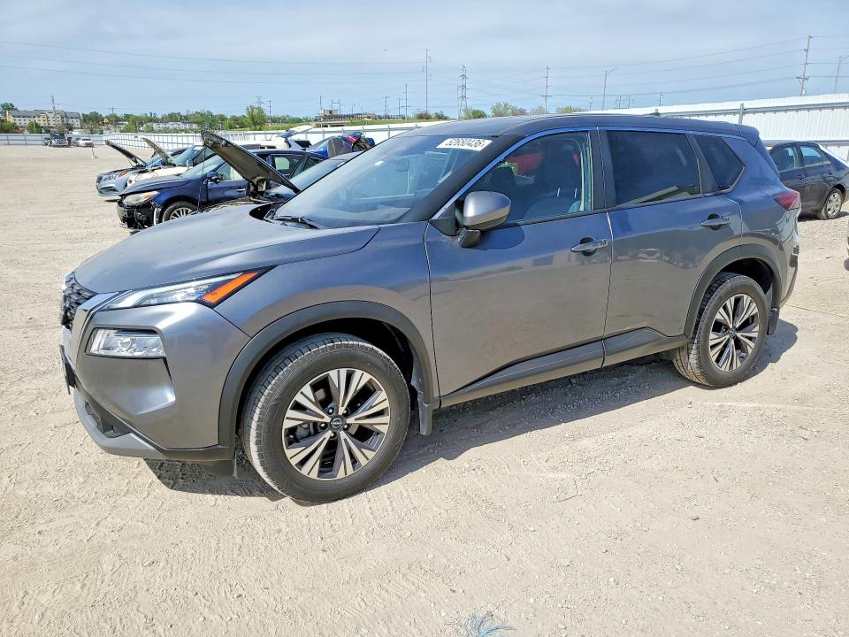 2023 Nissan Rogue VIN JN8BT3BB0PW469732 COPART salvage auction — HAIL, Ia - Cert Of Title-Salvage Title, sold $6,500 on 2026-07-22 (photo 1)