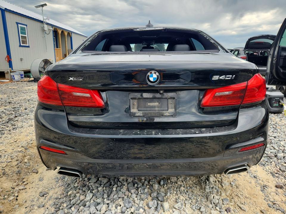 2018 BMW 5er VIN WBAJE7C54JG892376 COPART salvage auction — HAIL, Mo - Salvage Certificate Of Title, sold $11,200 on 2026-07-27 (photo 6)