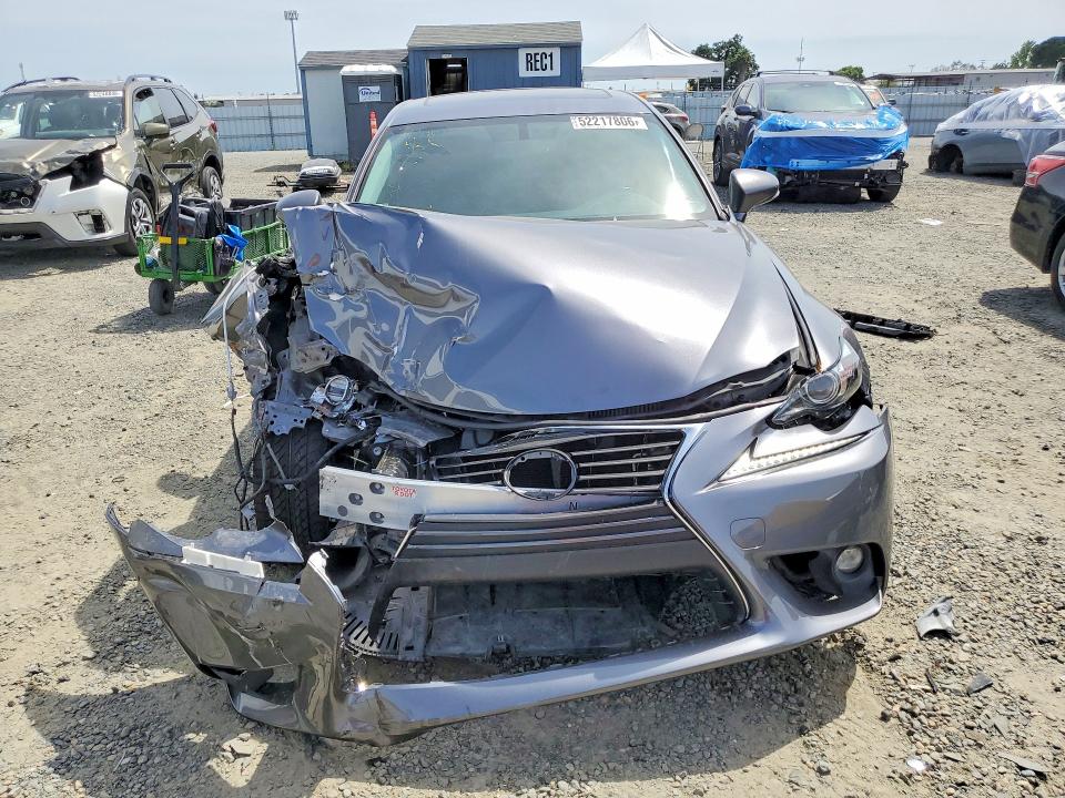 2015 Lexus Is VIN JTHBF1D22F5063880 COPART salvage auction — FRONT END, Ca - Salvage Certificate, sold $750 on 2026-07-02 (photo 5)