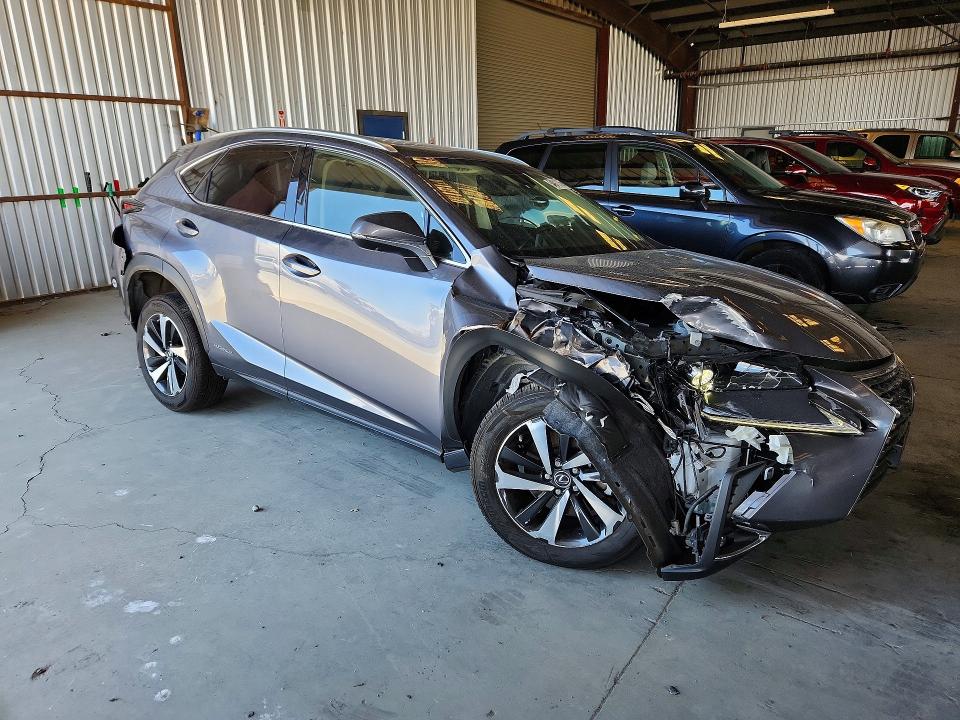 2021 Lexus VIN JTJGJRDZ8M2154939 COPART salvage auction — FRONT END, Ca - Salvage Certificate, sold $5,300 on 2026-07-30 (photo 4)