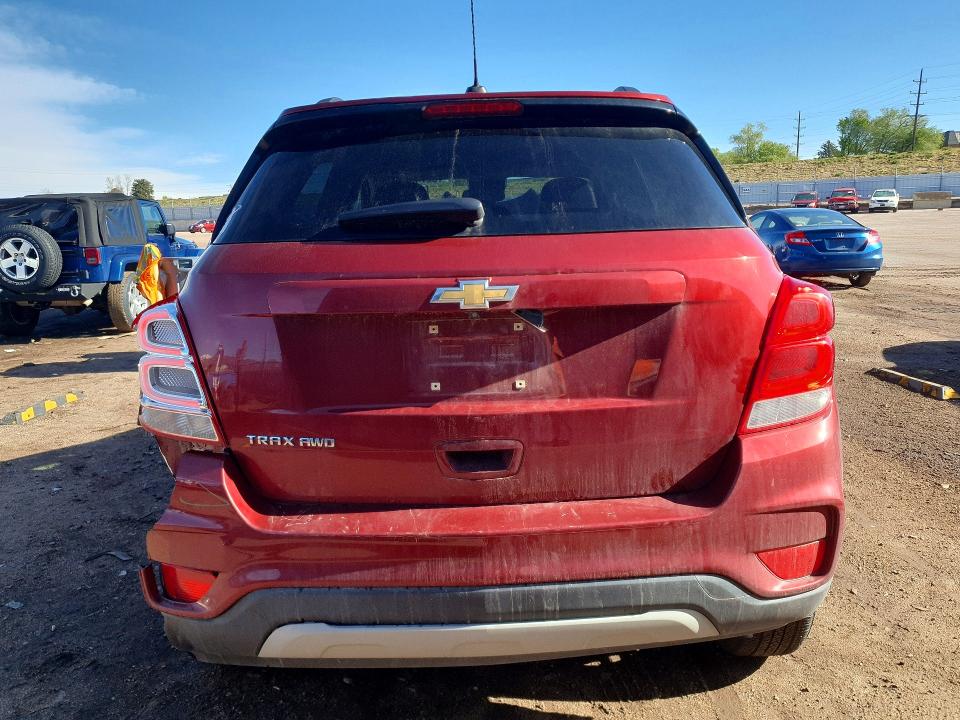 2021 Chevrolet VIN KL7CJPSM1MB370660 COPART salvage auction — REAR END, Az - Cert Of Title - Salvage, sold $1,650 on 2026-07-08 (photo 6)