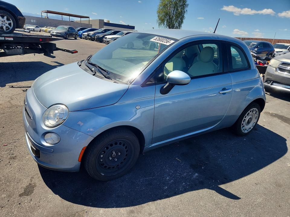 2015 Fiat 500 VIN 3C3CFFAR2FT657538 COPART salvage auction — MECHANICAL, Nv - Certificate Of Title, sold $350 on 2026-08-10 (photo 1)