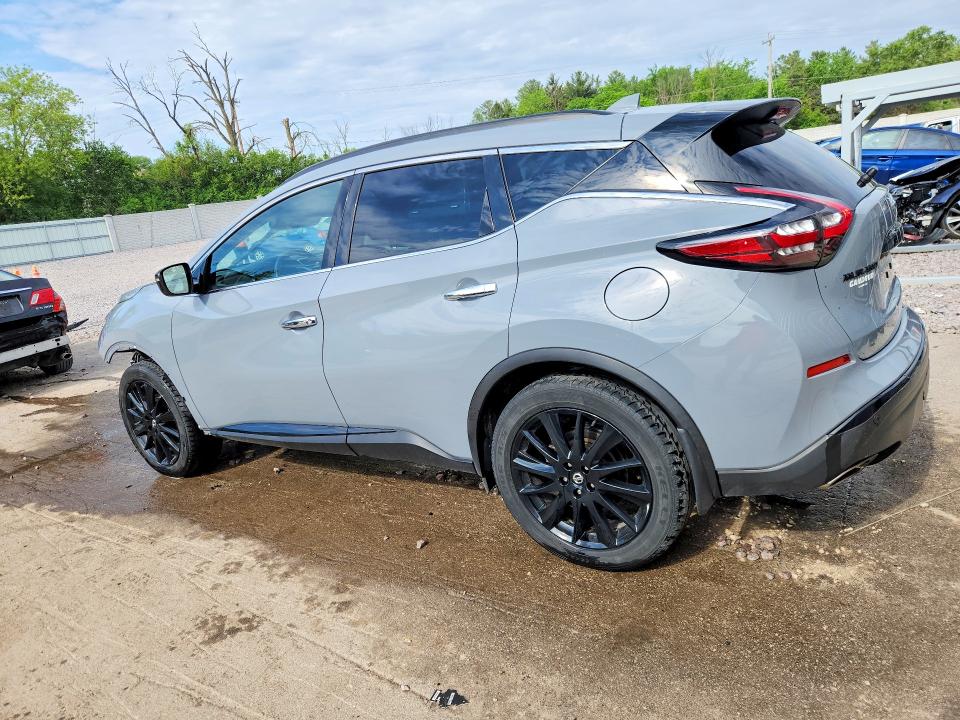 2022 Nissan Murano VIN 5N1AZ2BS7NC118844 COPART salvage auction — FRONT END, Wi - Cert Of Title-Claim Paid, sold $7,600 on 2026-07-06 (photo 2)