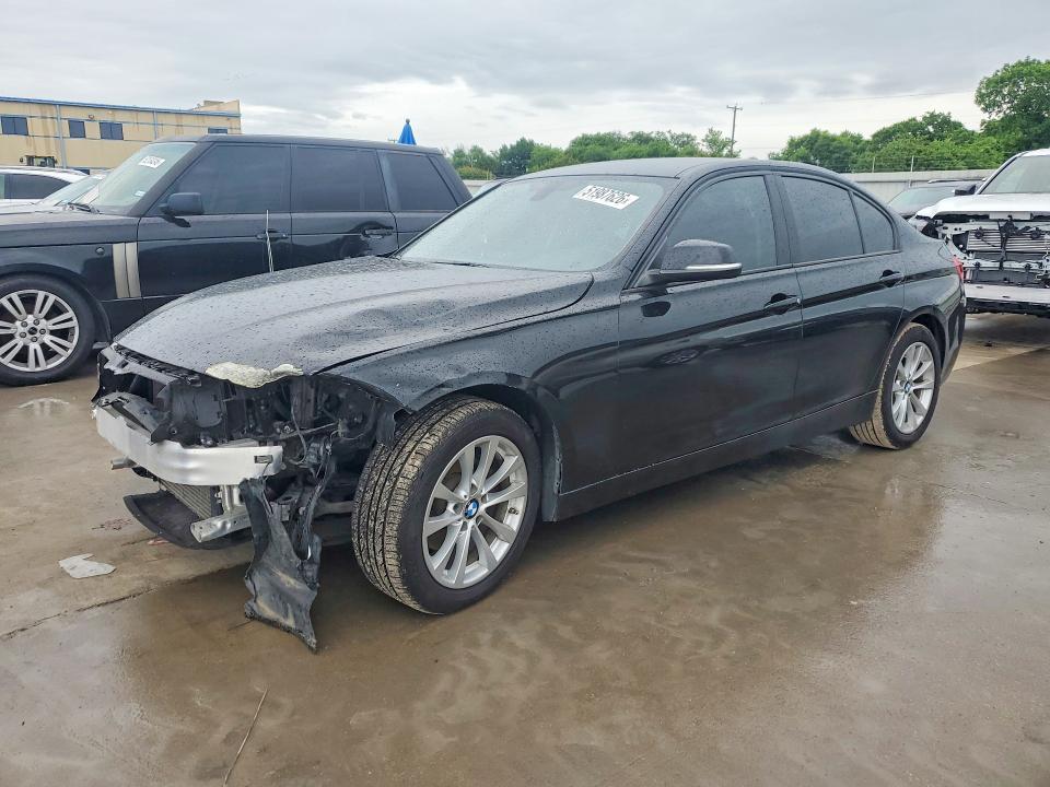 2016 BMW 3er VIN WBA8E1G58GNT99231 COPART salvage auction — FRONT END, Tx - Salvage W/Lemon Law Historty, sold $275 on 2026-07-09 (photo 1)
