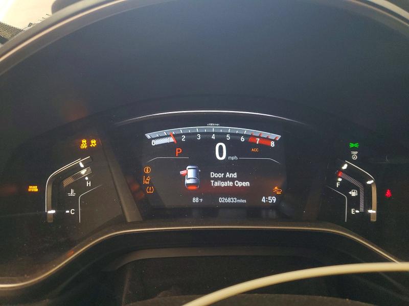 2019 Honda Cr-v VIN 7FARW1H80KE036396 COPART salvage auction — REAR END, Nc - Salvage Certificate Of Title, sold $9,800 on 2026-07-15 (photo 9)