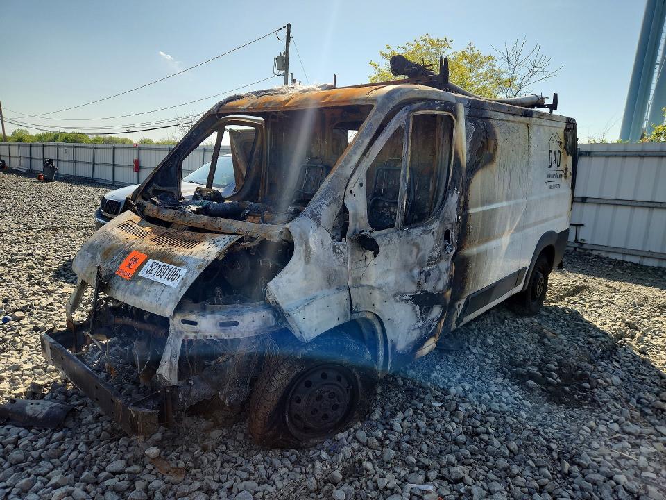 2014 Ram Promaster 1500 VIN 3C6TRVAG8EE112823 COPART salvage auction — BURN, Nj - Cert Of Title-Salvage, sold $250 on 2026-07-08 (photo 1)