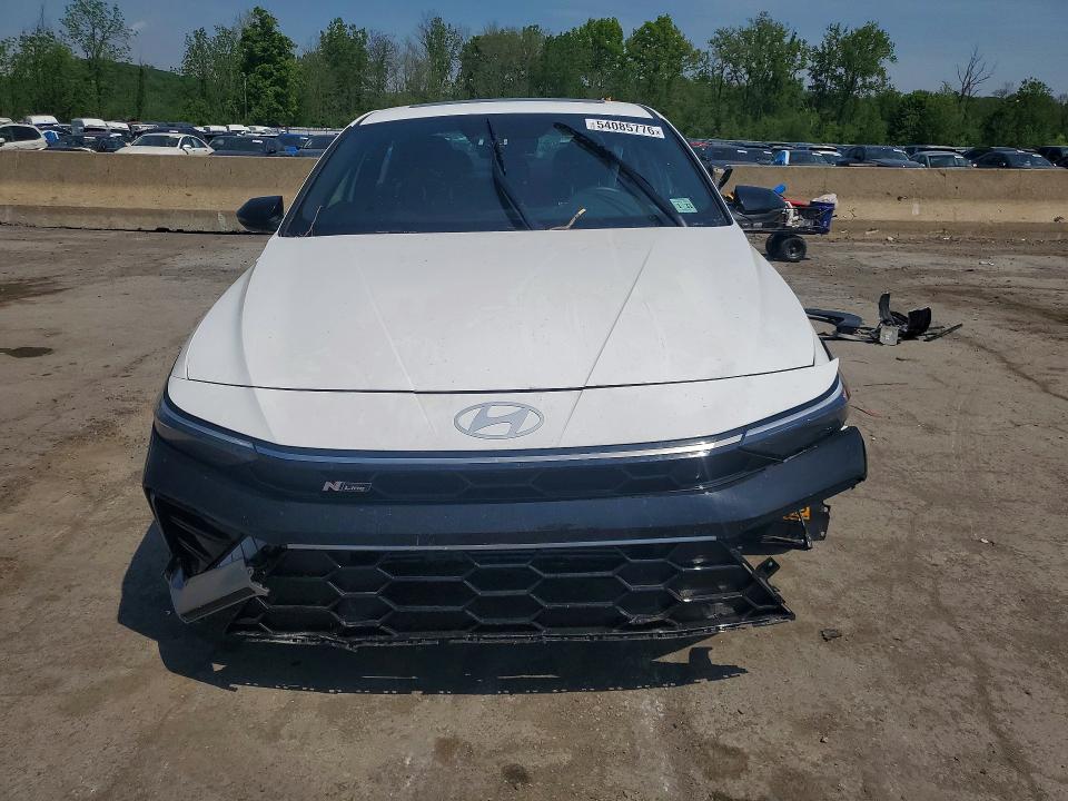 2025 Hyundai Elantra VIN KMHLR4DF2SU075721 COPART salvage auction — SIDE, Id - Salvage Certificate Of Title, sold $3,850 on 2026-07-28 (photo 5)