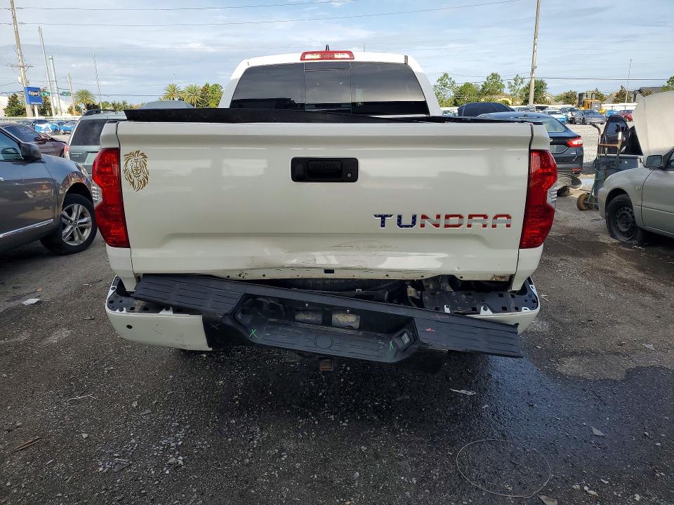 2021 Toyota Tundra VIN 5TFRY5F19MX298753 COPART salvage auction — FRONT END, Fl - Certificate Of Destruction, sold $9,600 on 2026-07-31 (photo 6)