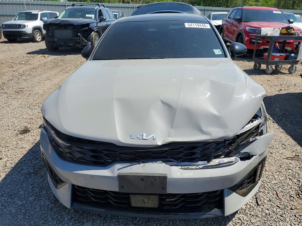 2025 Kia K5 VIN KNAG64J71S5374703 COPART salvage auction — FRONT END, Id - Salvage Certificate Of Title, sold $6,600 on 2026-07-24 (photo 5)