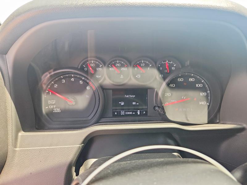 2023 Chevrolet Silverado VIN 1GCPDBEKXPZ252837 COPART salvage auction — HAIL, Ks - Cert Of Title-Salvage, sold $8,100 on 2026-07-29 (photo 9)