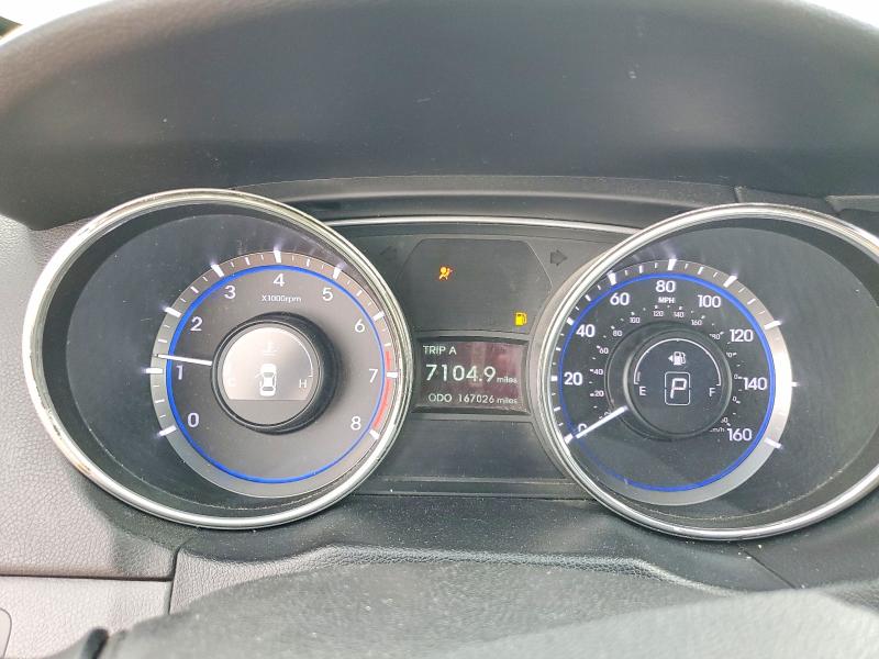 2011 Hyundai Sonata VIN 5NPEC4AC0BH110274 COPART salvage auction — FRONT END, IL - SALVAGE CERTIFICATE, sold $350 on 2026-07-09 (photo 9)