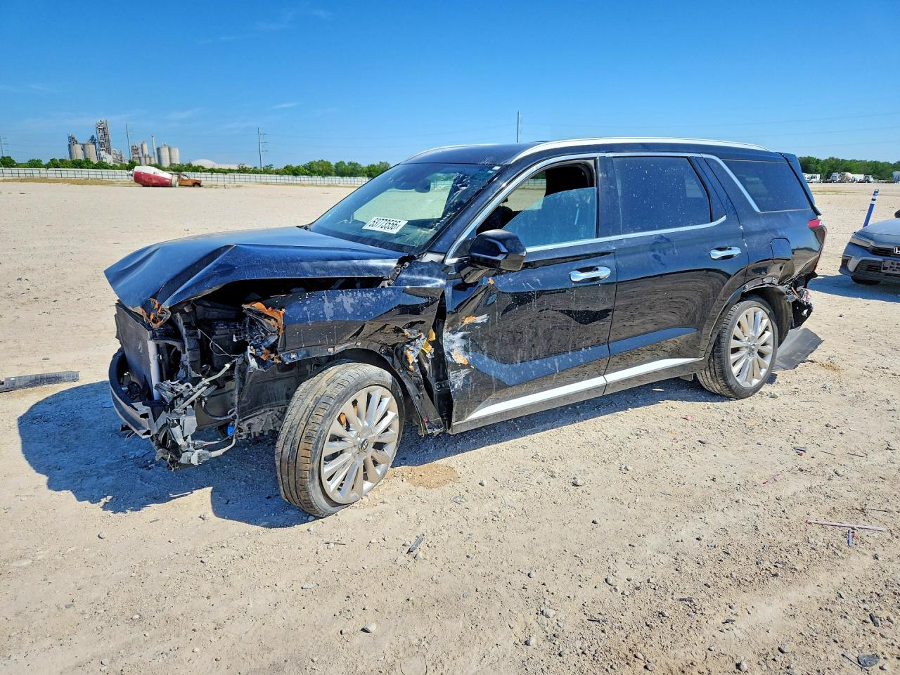2020 Hyundai Palisade VIN KM8R5DHE8LU108018 COPART salvage auction — Front End, TX - CERTIFICATE OF TITLE, sold $4,900 on 2026-07-09 (photo 1)