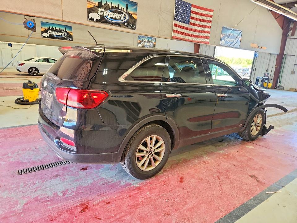 2019 Kia Sorento VIN 5XYPGDA30KG574606 COPART salvage auction — FRONT END, Ny - Mv907A W/Unsatisfied Lien, sold $1,250 on 2026-07-27 (photo 3)