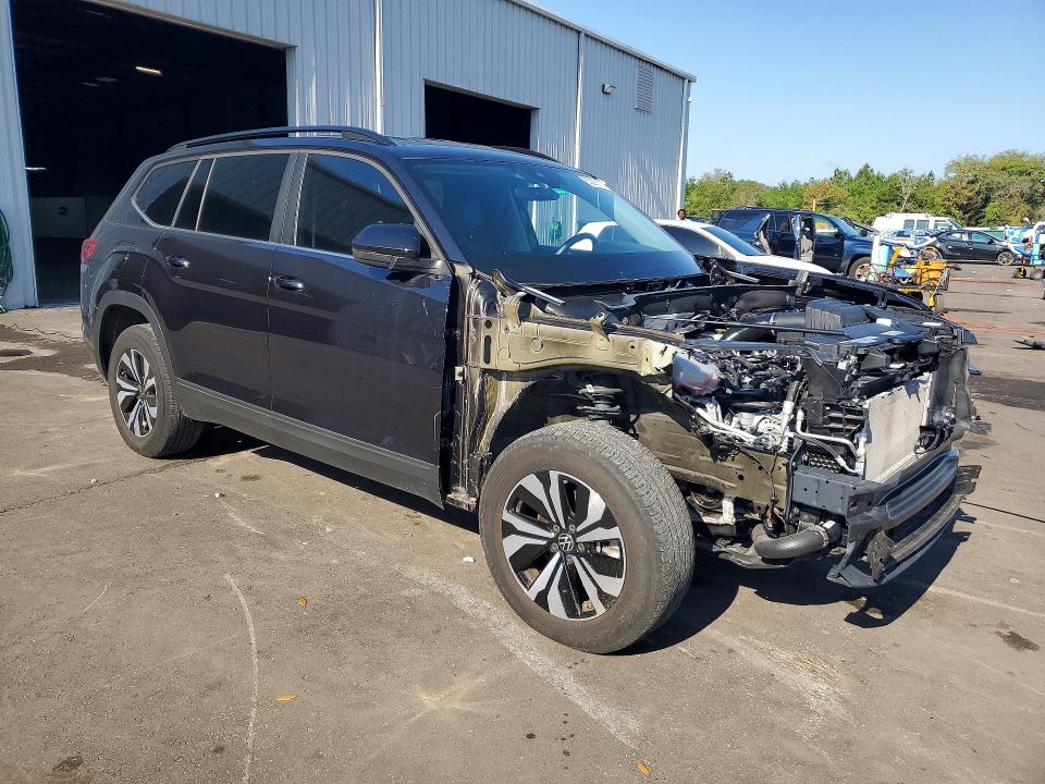 2024 Volkswagen Atlas VIN 1V2DR2CA7RC608342 COPART salvage auction — FRONT END, Fl - Certificate Of Destruction, sold $7,400 on 2026-07-29 (photo 4)