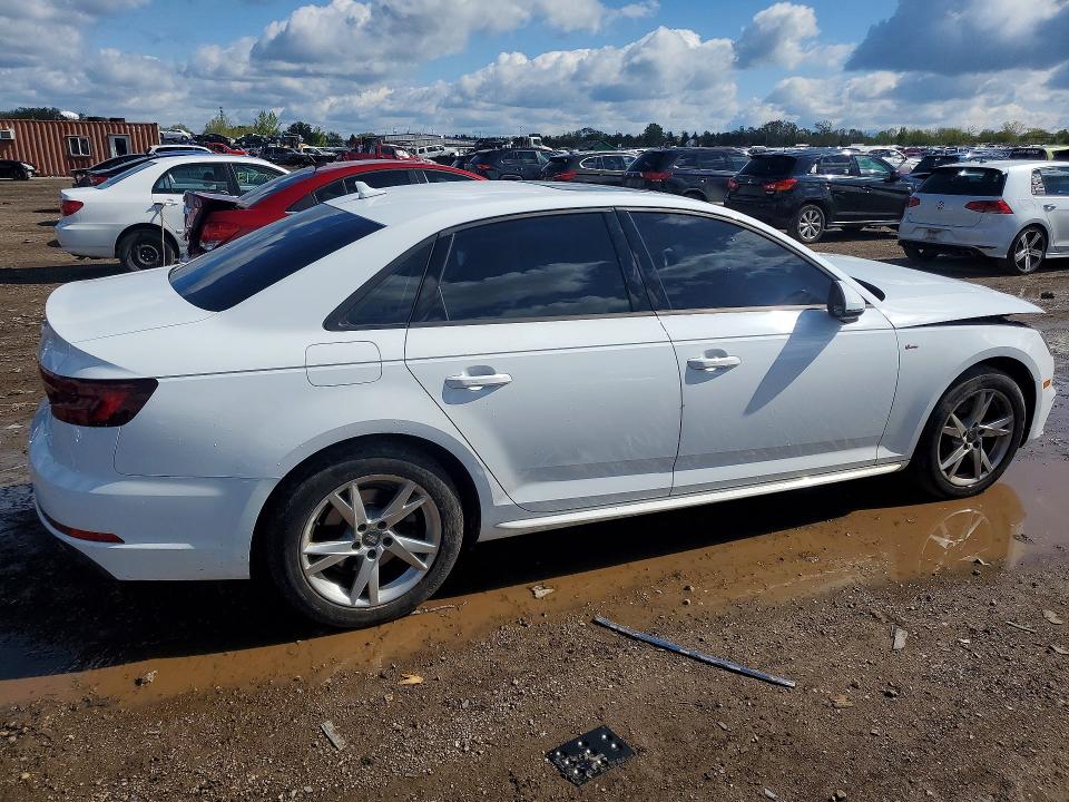 2018 Audi A4 VIN WAUKMAF47JN020065 COPART salvage auction — FRONT END, Il - Salvage Certificate, sold $2,500 on 2026-07-02 (photo 3)