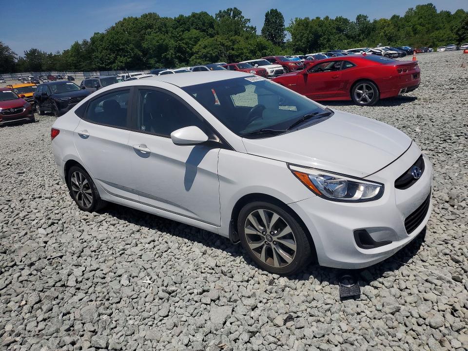 2017 Hyundai Accent VIN KMHCT4AE4HU359714 COPART salvage auction — VANDALISM, Nc - Salvage Certificate Of Title, sold $1,600 on 2026-07-29 (photo 4)
