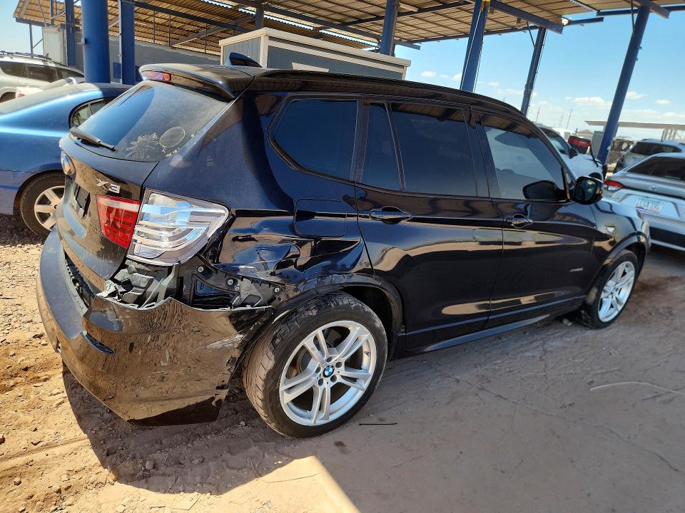 2014 BMW VIN 5UXWX9C57E0D38442 COPART salvage auction — REAR END, Az - Cert Of Title - Salvage, sold $1,150 on 2026-07-09 (photo 3)