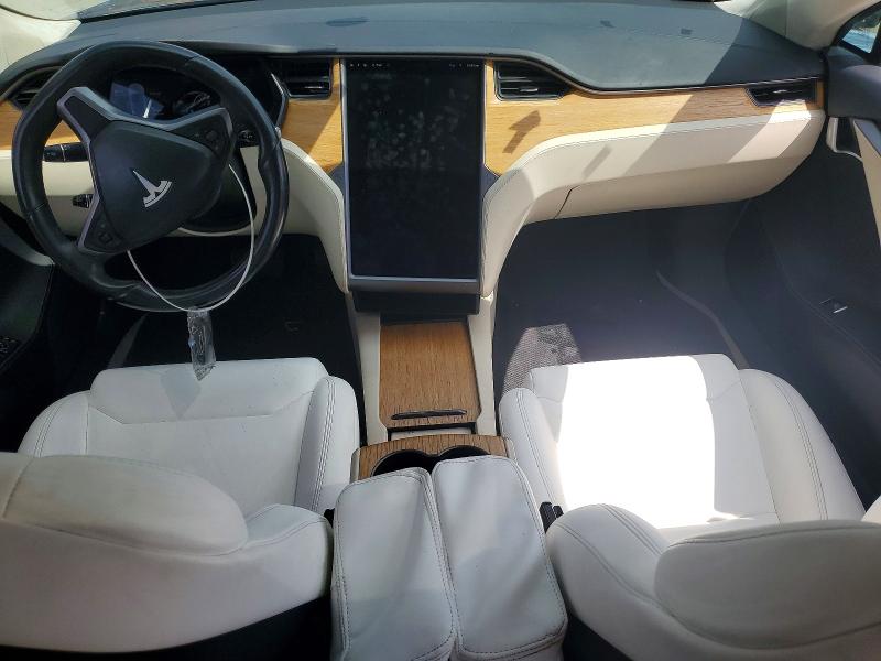 2018 Tesla Model s VIN 5YJSA1E26JF296053 COPART salvage auction — FRONT END, TX - SALVAGE VEHICLE TITLE (P), sold $6,500 on 2026-07-16 (photo 8)