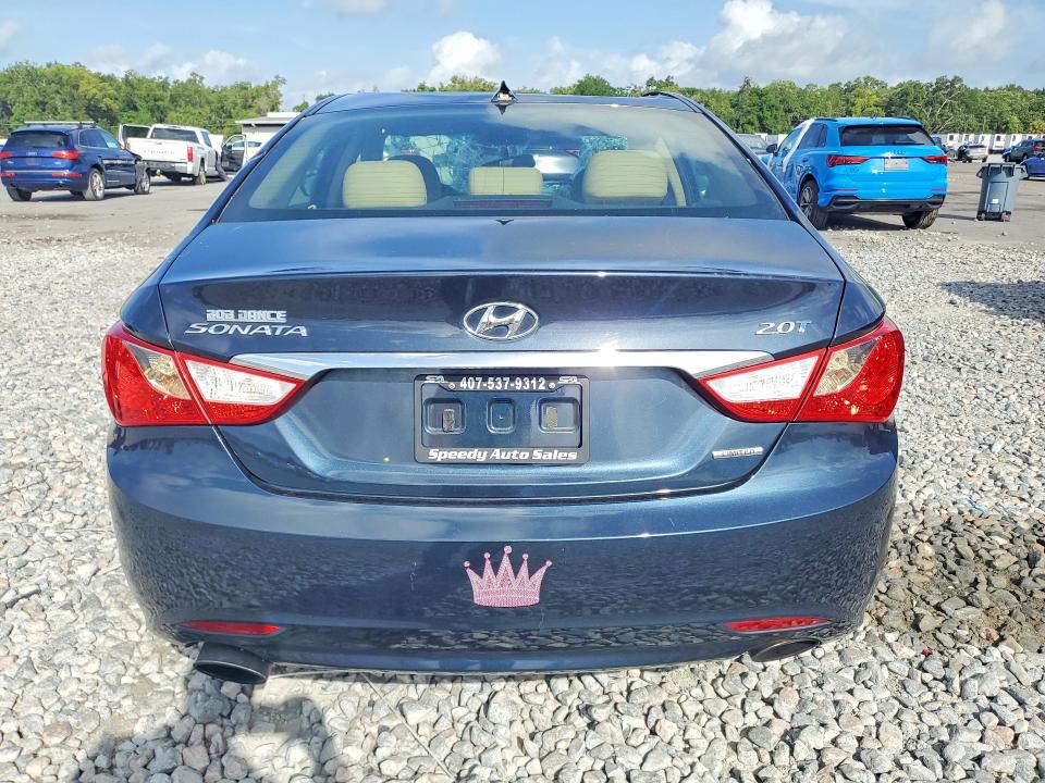 2011 Hyundai Sonata VIN 5NPEC4AB5BH219854 COPART salvage auction — ROOF, Fl - Cert Of Title Slvg Rebuildable, sold $725 on 2026-07-08 (photo 6)