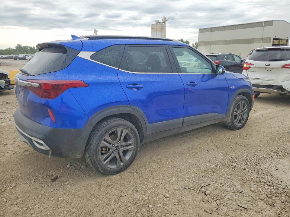 2023 Kia Seltos VIN KNDEUCAA2P7426311 COPART salvage auction — HAIL, Ks - Cert Of Title-Salvage, sold $8,400 on 2026-07-16 (photo 3)