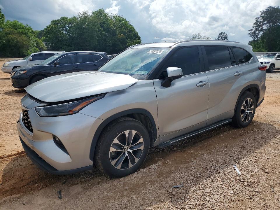 2023 Toyota VIN 5TDKDRAH3PS008851 COPART salvage auction — FRONT END, Nc - Salvage Certificate Of Title, sold $8,200 on 2026-07-27 (photo 1)