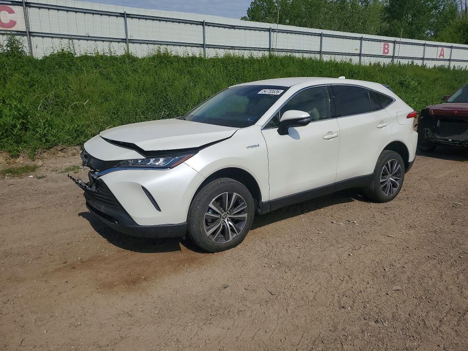 2021 Toyota Venza VIN JTEAAAAHXMJ048841 COPART salvage auction — FRONT END, Mi - Certificate Of Title, sold $3,250 on 2026-07-29 (photo 1)