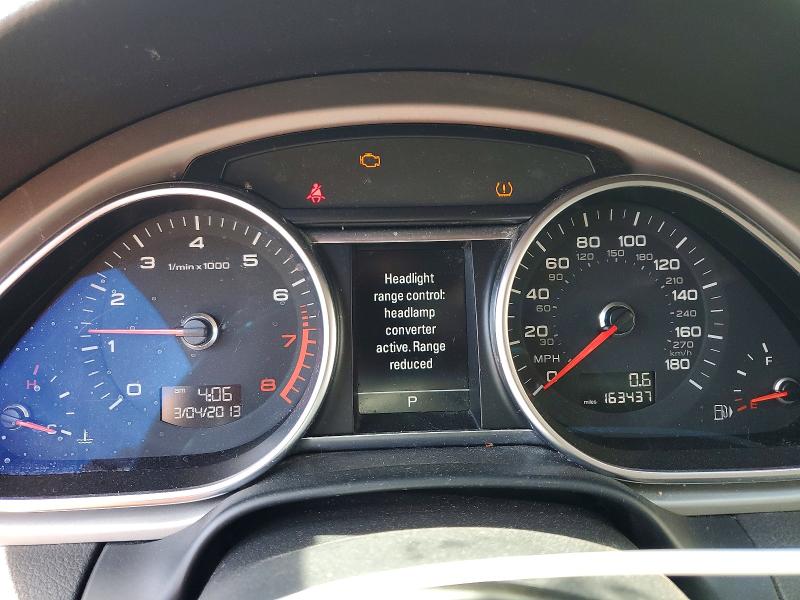 2014 Audi Q7 VIN WA1DGAFE7ED019449 COPART salvage auction — MINOR DENT/SCRATCHES, Wv - Certificate Of Title (P), sold $4,500 on 2026-07-27 (photo 9)