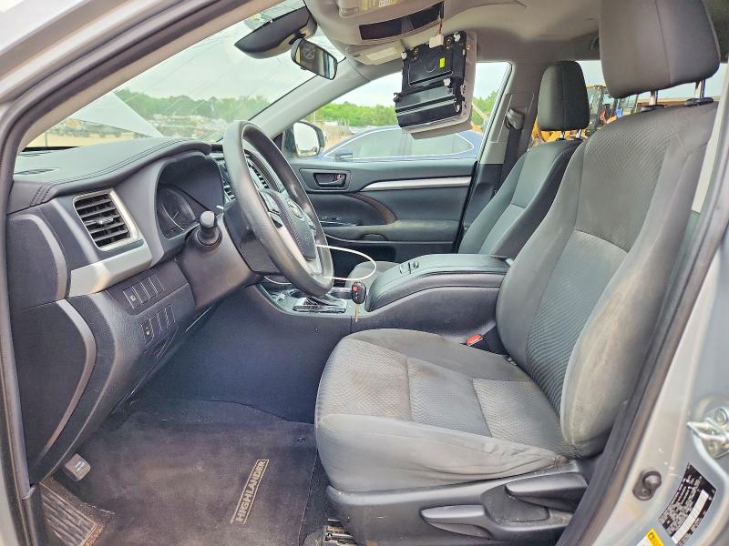 2019 Toyota Highlander VIN 5TDZARFH7KS057706 COPART salvage auction — FRONT END, AL - CERT OF TITLE-SALVAGE TITLE, sold $8,200 on 2026-07-08 (photo 7)