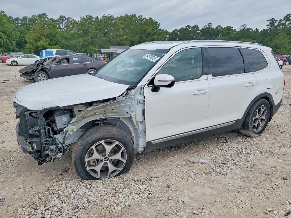 2020 Kia Telluride VIN 5XYP34HC5LG026913 COPART salvage auction — FRONT END, Tx - Certificate Of Title, sold $4,700 on 2026-07-14 (photo 1)
