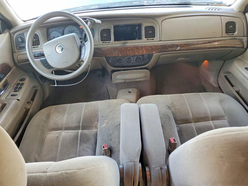2005 Mercury Grand marquis VIN 2MEFM74W65X608277 COPART salvage auction — FRONT END, Al - Cert Of Title-Salvage Title, sold $250 on 2026-07-28 (photo 8)