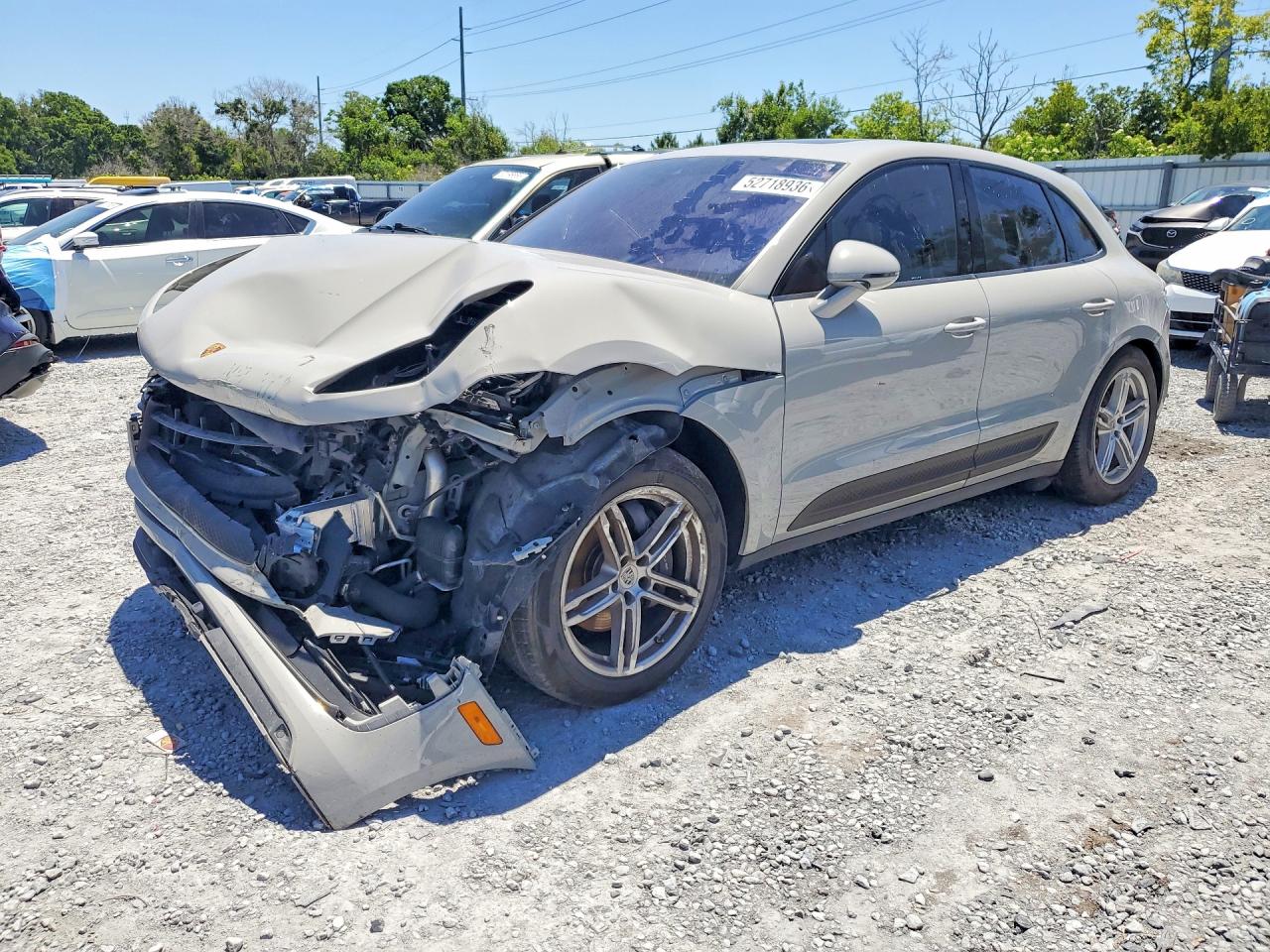 2022 Porsche Macan VIN WP1AA2A55NLB08898 COPART salvage auction — Front End, FL - CERTIFICATE OF TITLE, sold $10,400 on 2026-06-30 (photo 1)