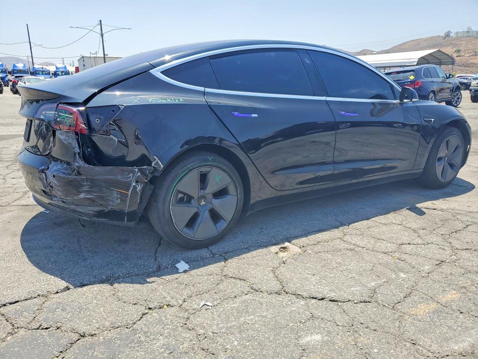 2018 Tesla Model 3 VIN 5YJ3E1EA6JF171909 COPART salvage auction — REAR END, Ca - Salvage Certificate, sold $5,300 on 2026-07-16 (photo 3)