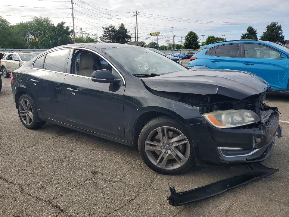 2014 Volvo S60 VIN YV1612FS4E2290812 COPART salvage auction — FRONT END, Oh - Cert Of Title-Salvage, sold $450 on 2026-07-17 (photo 4)