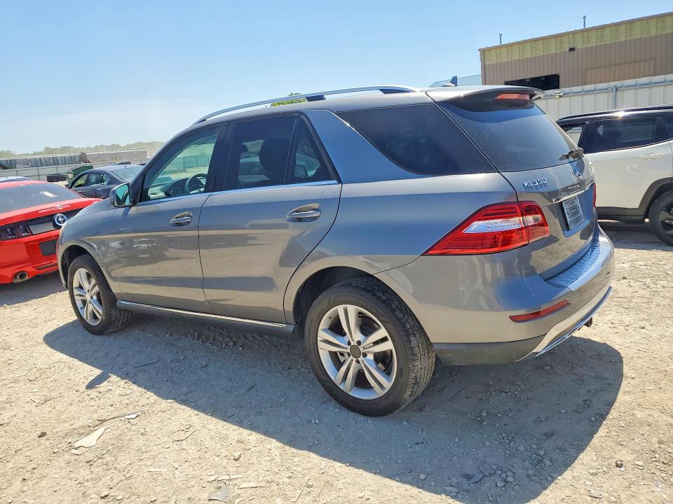 2013 Mercedes-benz Ml-class VIN 4JGDA5HB1DA162068 COPART salvage auction — MINOR DENT/SCRATCHES, Mo - Dealer Only Clean Title (P), sold $5,400 on 2026-07-09 (photo 2)