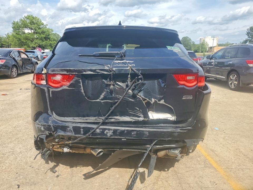 2018 Jaguar F-pace VIN SADCJ2FX0JA266659 COPART salvage auction — REAR END, Sc - Cert Of Title-Salvage, sold $175 on 2026-07-24 (photo 6)