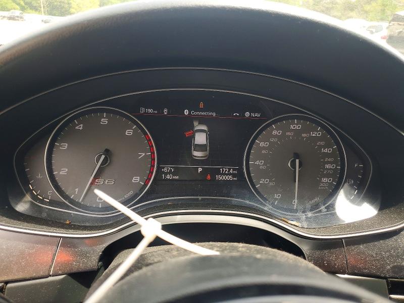 2013 Audi S6 VIN WAUF2AFC8DN140413 COPART salvage auction — FRONT END, Nc - Salvage Certificate Of Title, sold $3,350 on 2026-07-06 (photo 9)