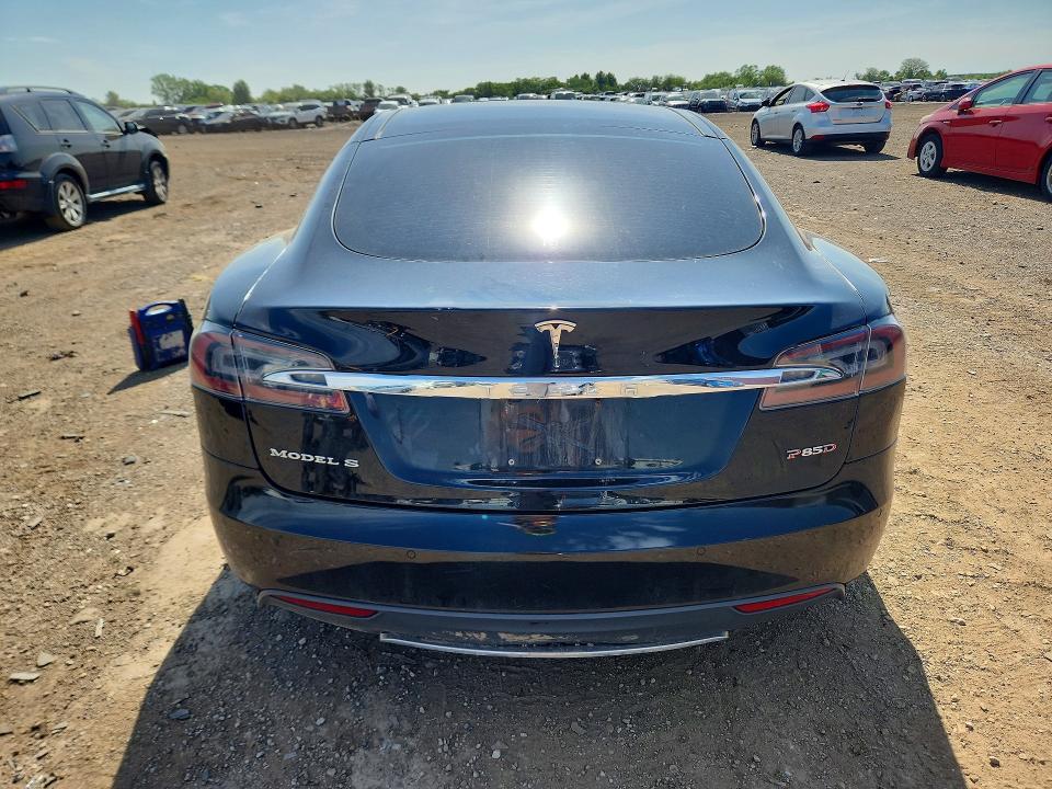 2015 Tesla VIN 5YJSA1E40FF112041 COPART salvage auction — FRONT END, Il - Salvage Certificate, sold $1,900 on 2026-07-21 (photo 6)