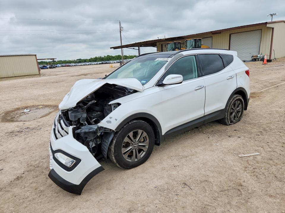 2014 Hyundai Santa fe VIN 5XYZU3LB2EG135394 COPART salvage auction — FRONT END, Tx - Salvage Vehicle Title, sold $1,350 on 2026-07-22 (photo 1)
