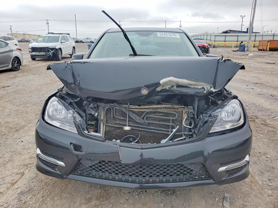 2012 Mercedes-benz C-klasse VIN WDDGF4HB8CA636454 COPART salvage auction — FRONT END, Ok - Cert Of Title-Salvage, sold $475 on 2026-08-18 (photo 5)