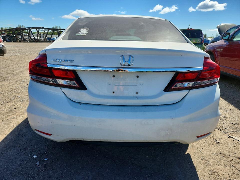 2014 Honda Civic VIN 2HGFB2F48EH001704 COPART salvage auction — FRONT END, On - Permit Salvage, sold $625 on 2026-07-02 (photo 6)