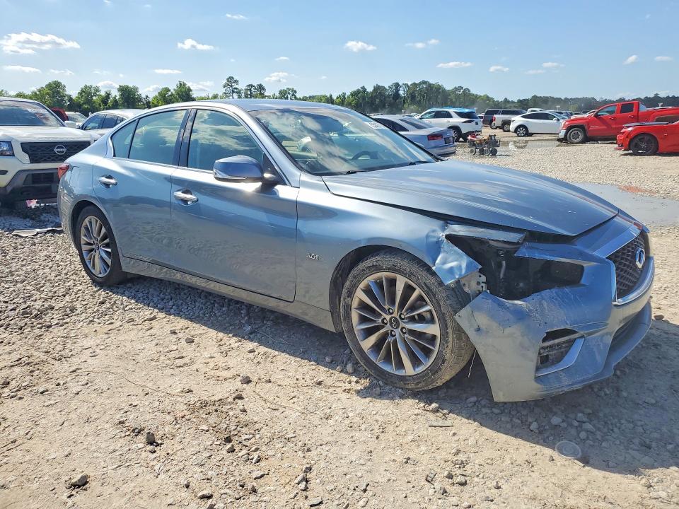 2018 Infiniti Q50 VIN JN1EV7AP2JM364350 COPART salvage auction — FRONT END, Tx - Salvage Vehicle Title, sold $2,850 on 2026-07-31 (photo 4)