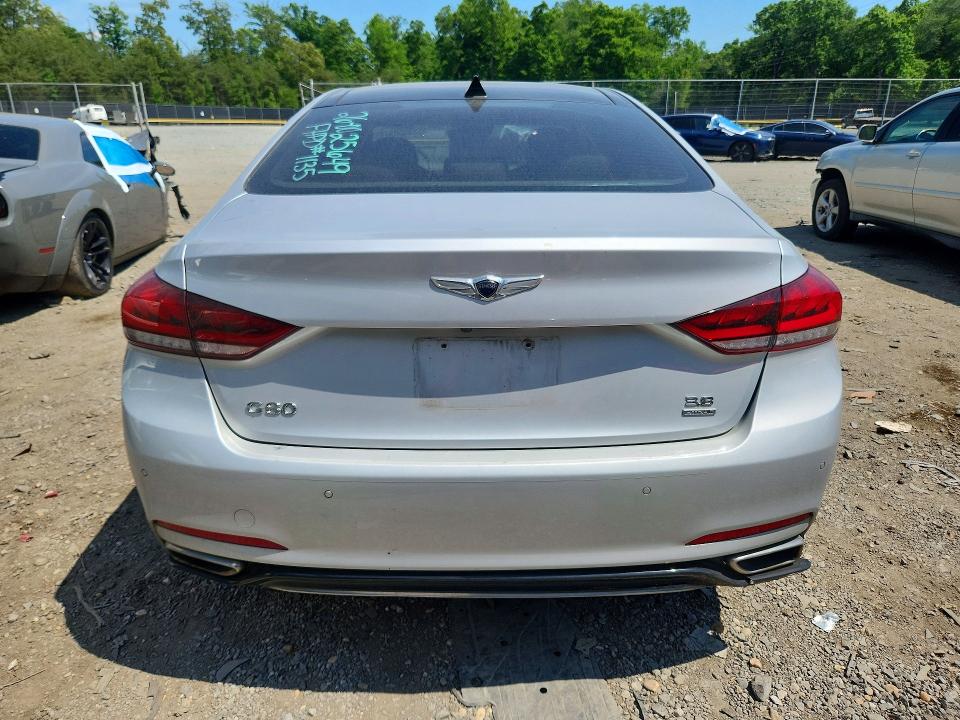 2018 Genesis G80 VIN KMHGN4JE7JU246227 COPART salvage auction — FRONT END, Md - Cert Of Salvage > 75% Damage, sold $2,100 on 2026-07-31 (photo 6)
