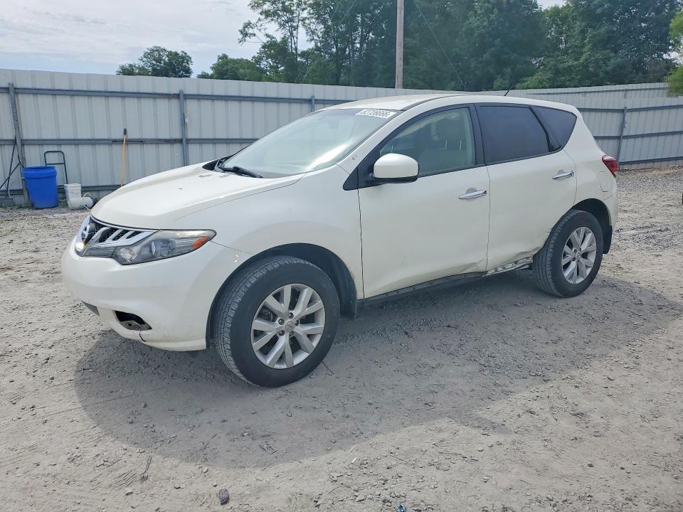 2014 Nissan Murano VIN JN8AZ1MU3EW419496 COPART salvage auction — FRONT END, Nc - Salvage Certificate Of Title, sold $825 on 2026-07-15 (photo 1)