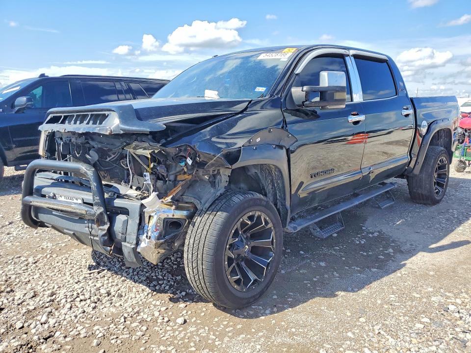 2016 Toyota Tundra VIN 5TFEM5F13GX098577 COPART salvage auction — FRONT END, TX - SALVAGE VEHICLE TITLE, sold $5,700 on 2026-07-30 (photo 1)