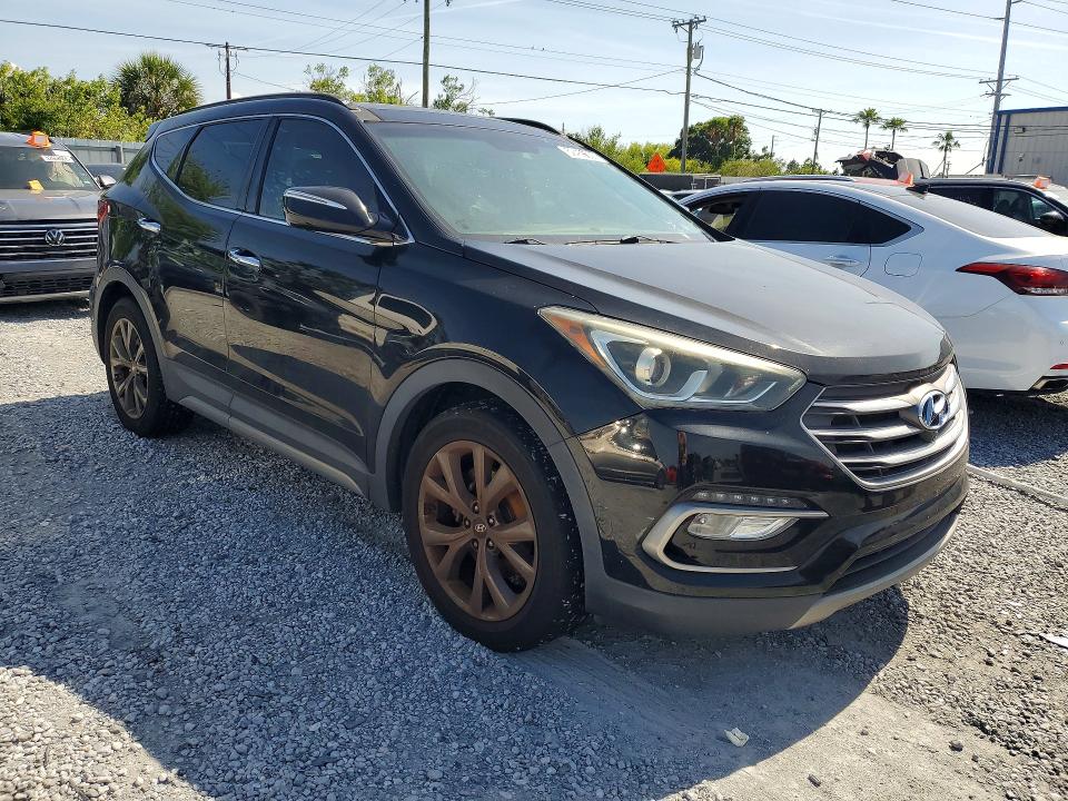 2017 Hyundai Santa fe VIN 5XYZWDLA7HG481968 COPART salvage auction — FRONT END, Mt - Certificate Of Title, sold $4,000 on 2026-07-10 (photo 4)