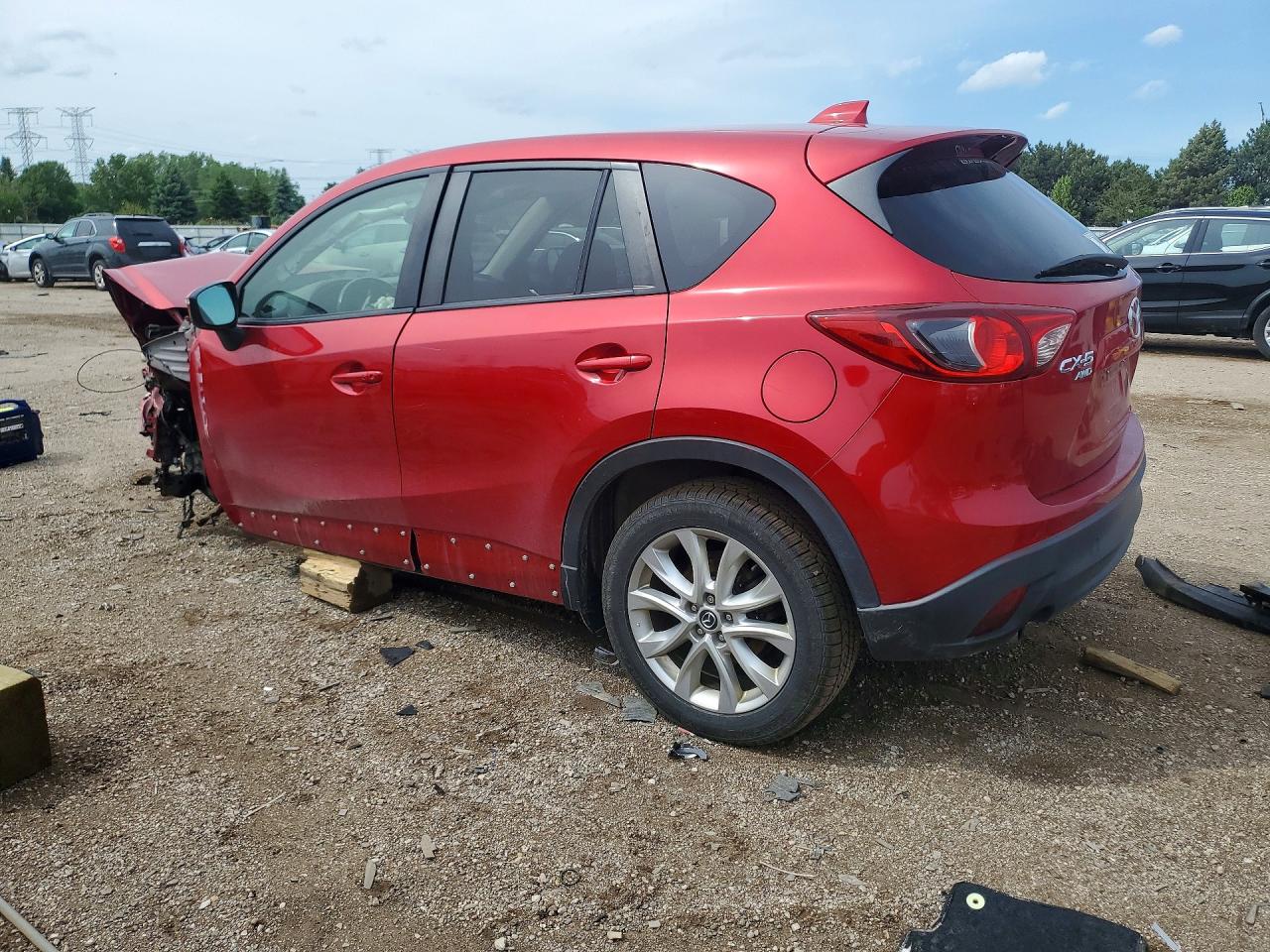 2015 Mazda CX-5 VIN JM3KE4DY6F0467554 COPART salvage auction — Front End, IL - SALVAGE CERTIFICATE, sold $925 on 2026-06-25 (photo 2)